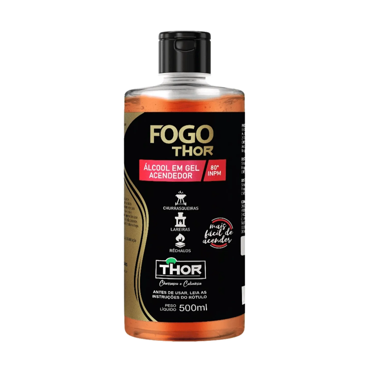 Alcool Gel Acendedor Thor 500ml